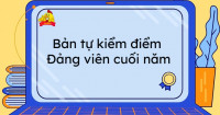 Mẫu kiểm điểm cá nhân đảng viên 2023 có gì mới? Viết kiểm điểm đảng viên cuối năm cần lưu ý gì?