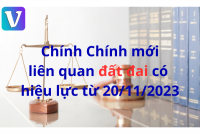 Chính sách mới liên quan đất đai có hiệu lực từ 20/11/2023