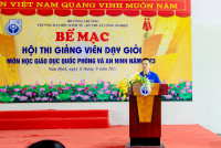 Hội đồng thi giảng viên giỏi môn học Giáo dục quốc phòng và an ninh các trường đại học, cao đẳng gồm những thành phần nào?