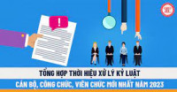 06 khoảng thời gian không tính vào thời hiệu xử lý kỷ luật cán bộ công chức viên chức từ 20/9/2023?